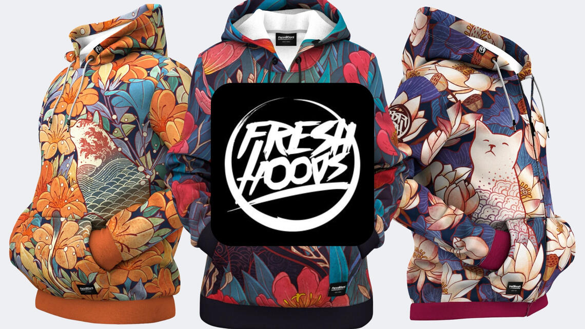 High-quality hoodies and bomber jackets with crisp, vibrant designs. Perfect for an orignial and different gift.