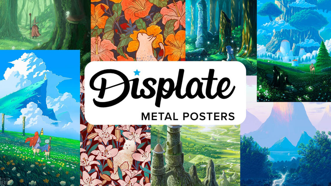 Posters printed on metal. Crisp and vivid colors, with matte or satin finish, ready to hang on your wall thanks to its exclusive magnet system.